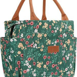 Lunch Bag Women Insulated Lunch Box Cute Corduroy Reusable Leakproof Large Capac